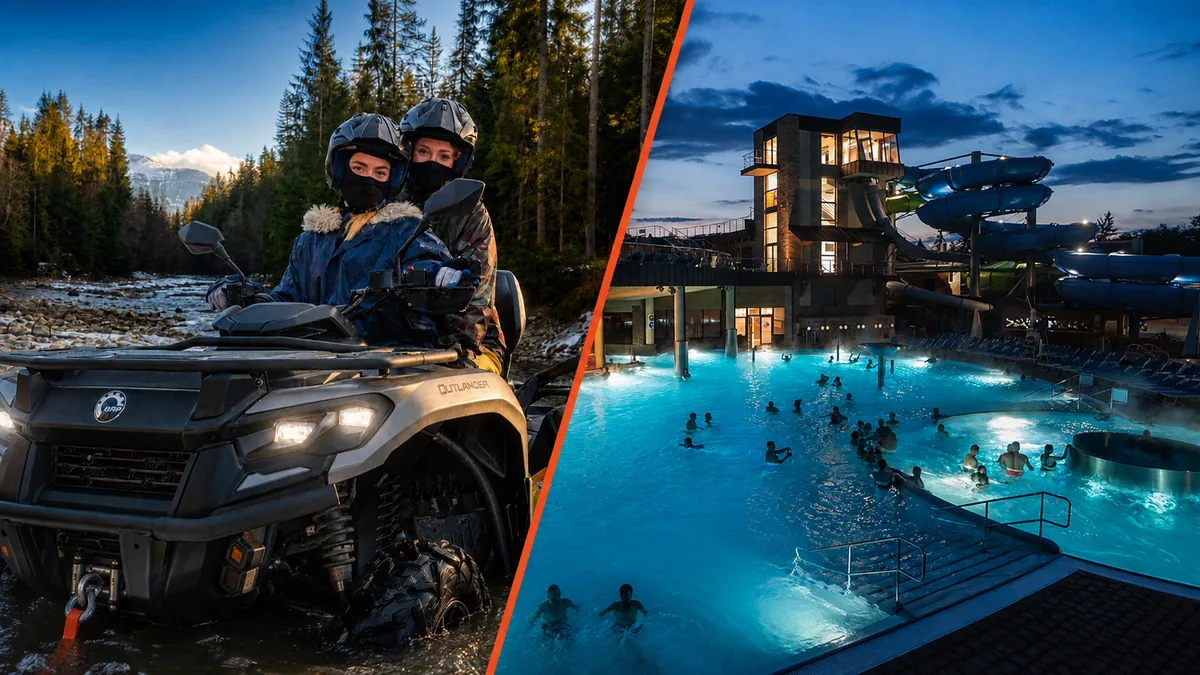 Quad bike adventure and Thermal Baths tour from Krakow