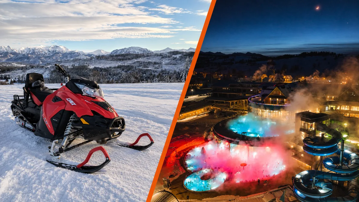 Snowmobile Adventure and Thermal Baths tour from Krakow