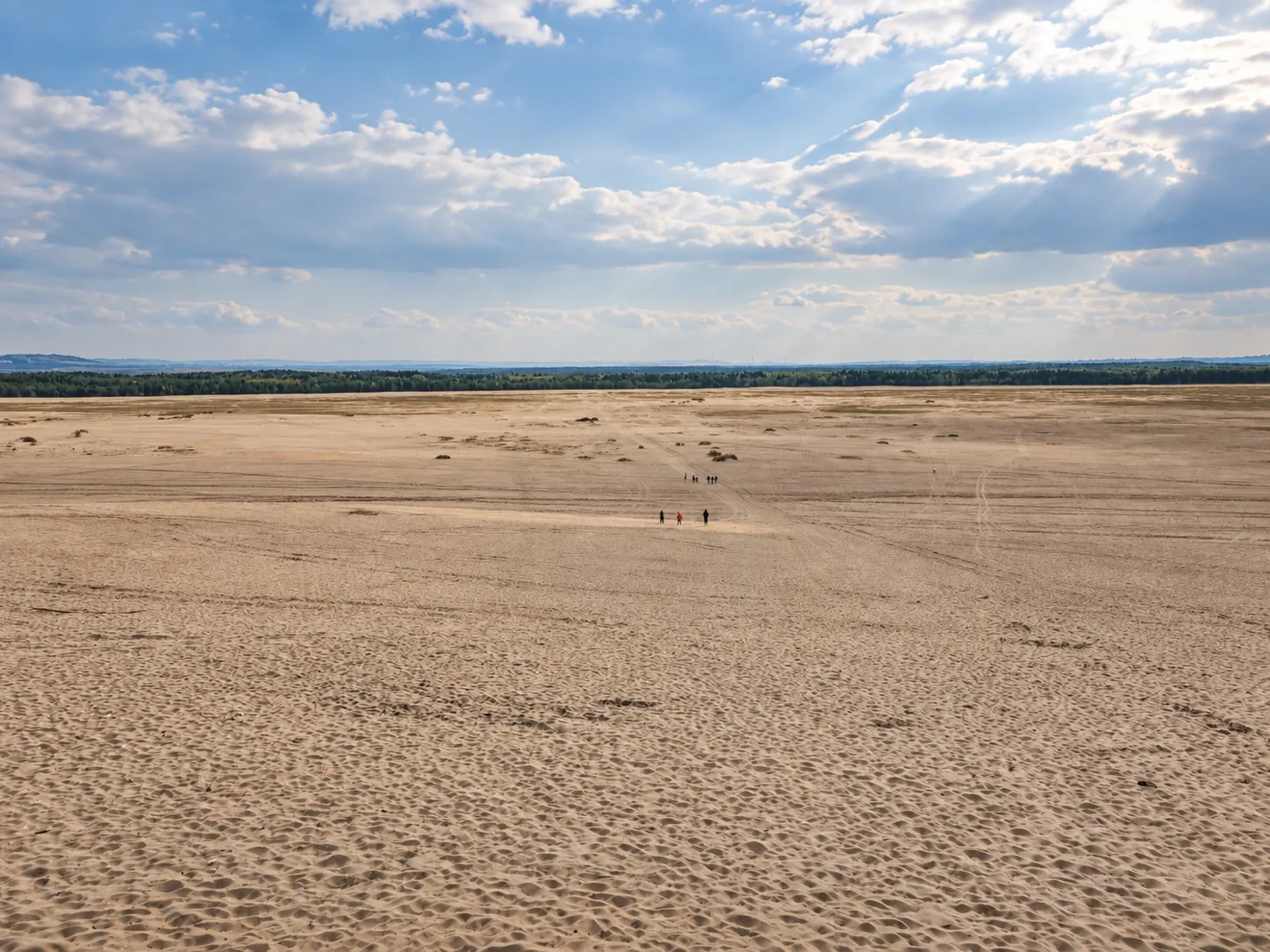 Błędów Desert panorama on a private Eagle Nests Trail tour from Krakow