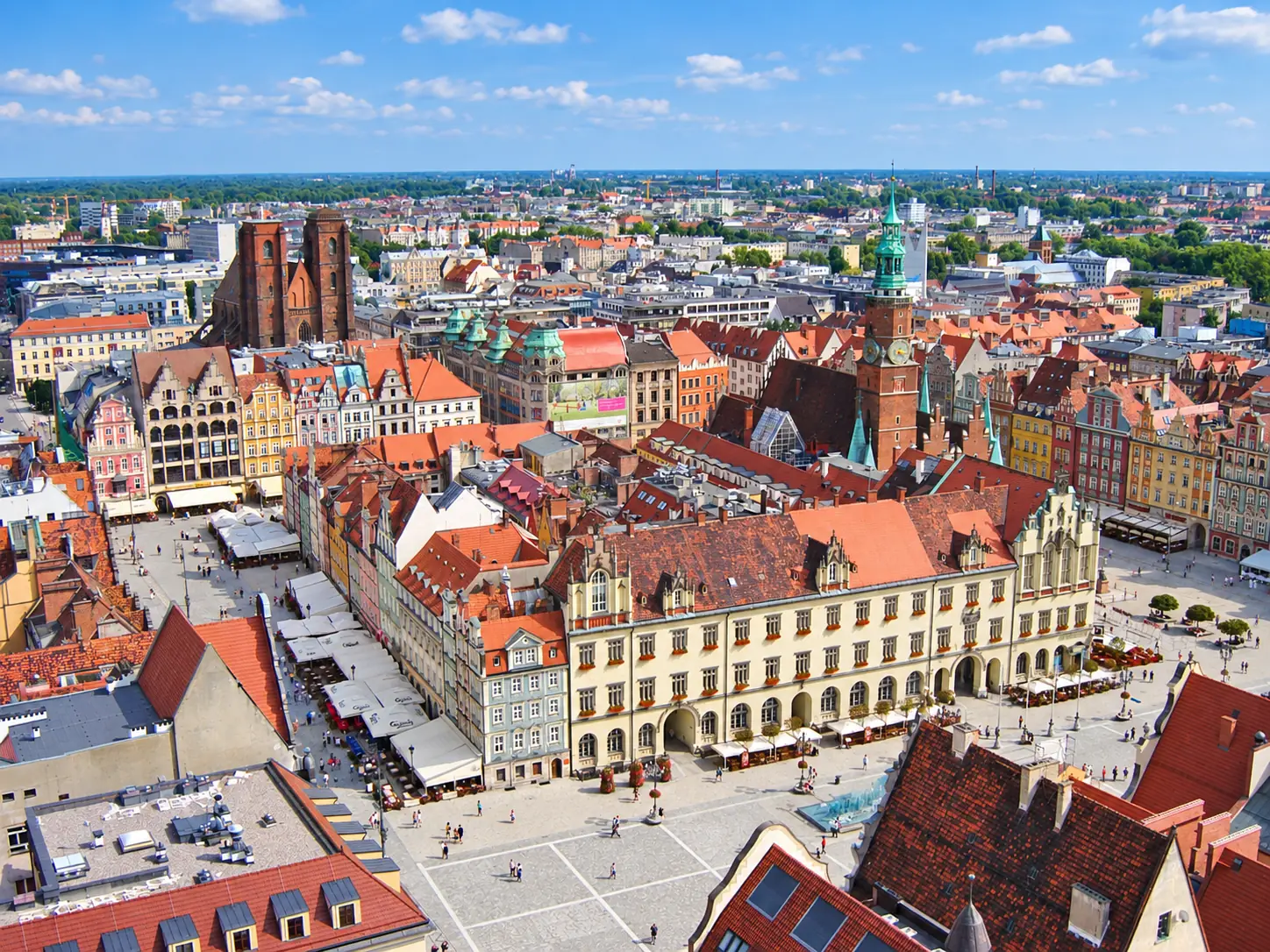 Wrocław Market Square panorama — an optional tailor-made Grand Tour variation