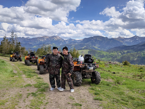 Quad Bikes in Mountains near Zakopane during day trip from Krakow